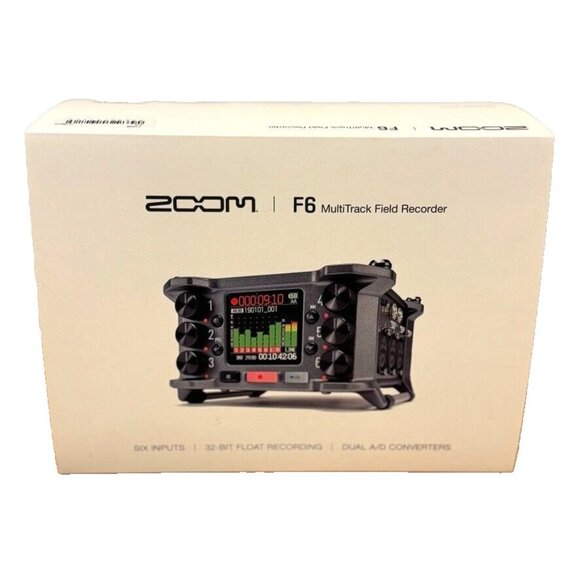 Zoom F6 Multi Track Field Recorder 32-Bit Float Recording Japan New - Picture 1 of 13